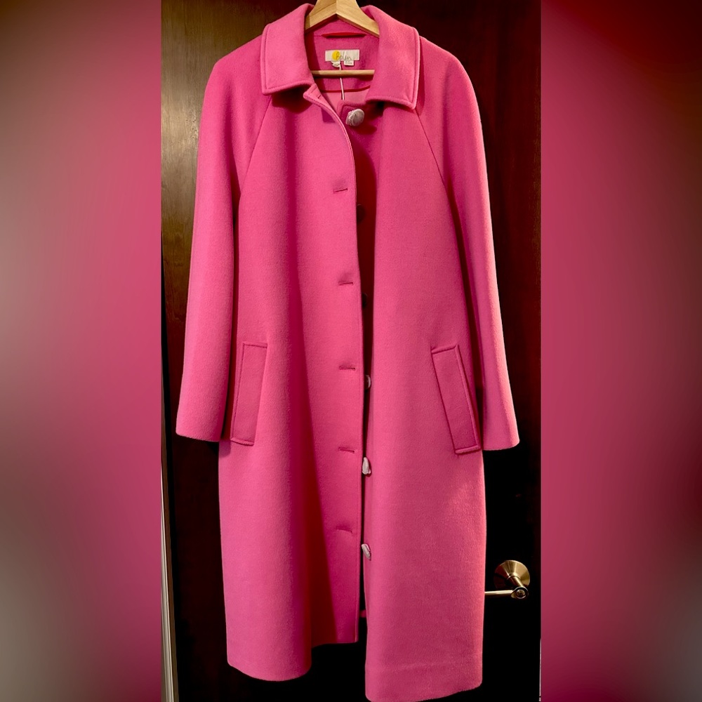 Boden Pink Winter Dress Coat - Ladies 16-18 US - NWT